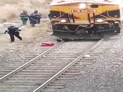 Woman killed by train