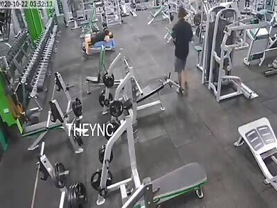 Ashole in the gym