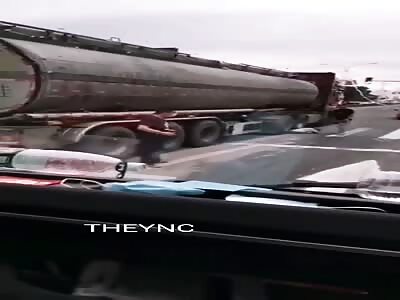 Man crushed by truck