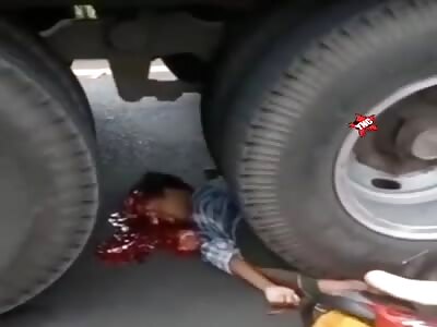 Dude Dies on Truck Tires