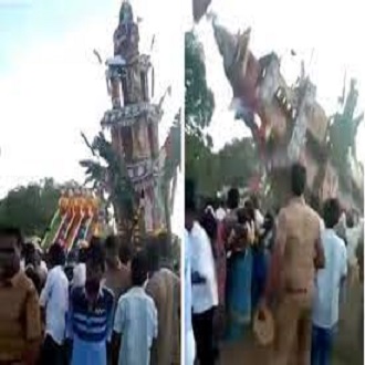Tamil Nadu: Two Killed After Temple Chariot Collapses On Devotees In Dharmapuri
