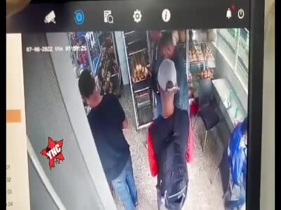 Thief Interrupted by Good Guy with a Gun.