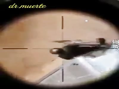Sniper killing soldiers