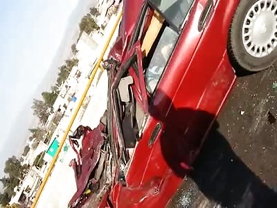 Fatal accident on the mexico highway puebla leaves several dead