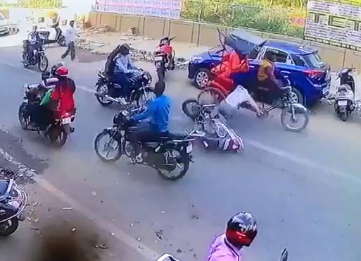 Motorbike Accident !
