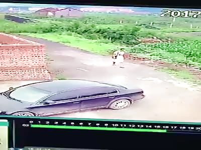 Surprised to steal car