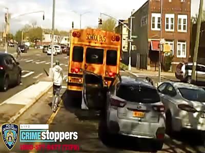 Female Bus Driver Loses Pissing Contest With NYC Gang Member.
