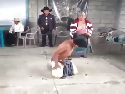Grandmother punishes her grandson