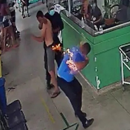 Homeless Man Sets Paramedic on Fire In Brazil