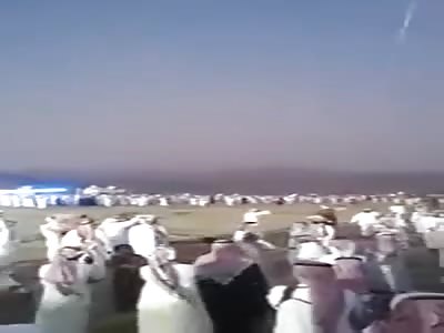 Crazy gunfire at Arab wedding 