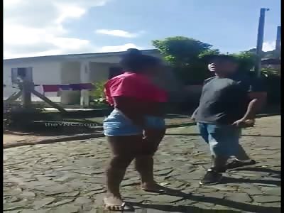 Woman is brutally punished after committing theft