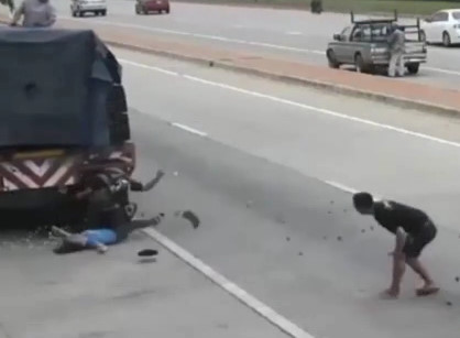 Nasty Truck Death in Thailand