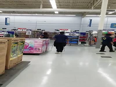 Naked woman at Walmart