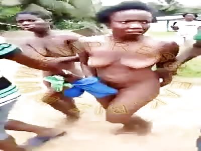 2 Female Witches Stripped in Africa
