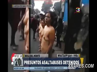 Latina females paraded naked in Guatemala
