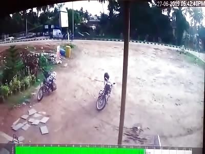 Live Accident Caught on CCTV Footage(42)