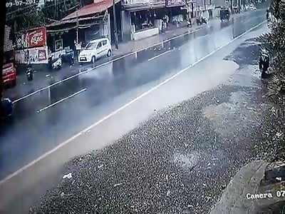 Live Accident Caught on CCTV Footage(54)