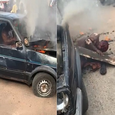 Angry Residents Burn Two Kidnappers To Death 