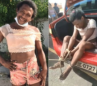 Transvestite Steals & Pays Painful Price