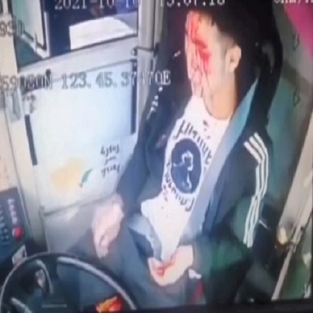 Psychotic Woman Hammers Random Bus Driver In China