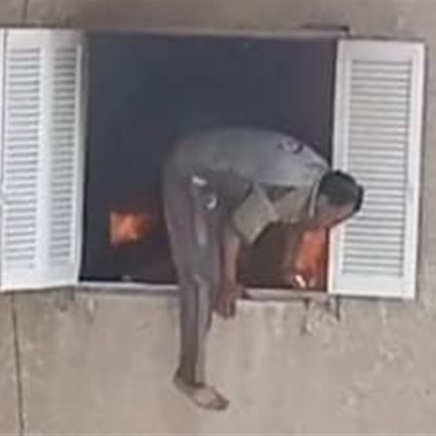 Mentally Ill Man Burns His Family , Apartment & Commits Suicide In Egypt