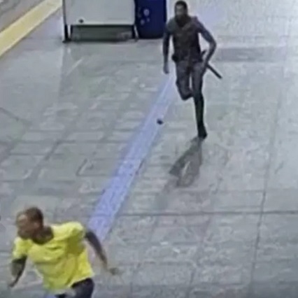 Single Punch Murder at the Metro Station In Brazil