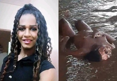 Murdered & Dumped In The River Tranny Found With Face Eaten By Fishes