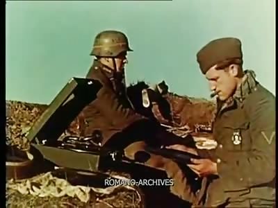 1945 Last Film from the Oder Front - German Teen Soldiers