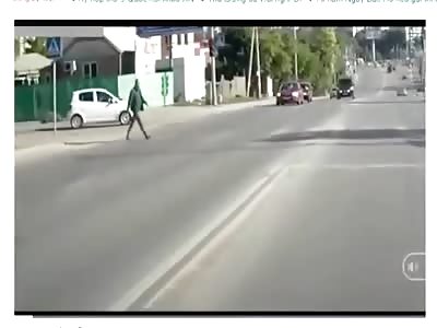 Man gets struck by car