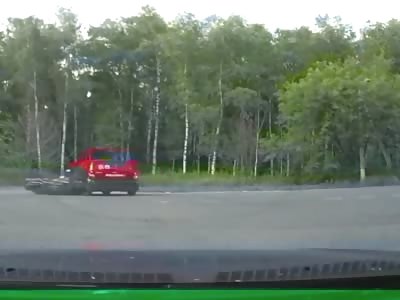 Fatal car accident in Russia 