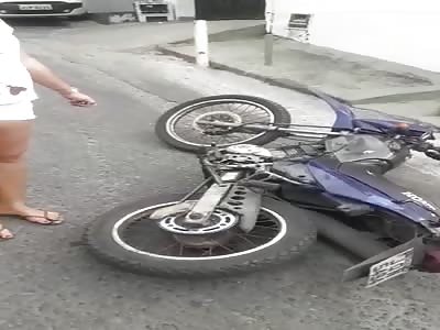Dead bike rider