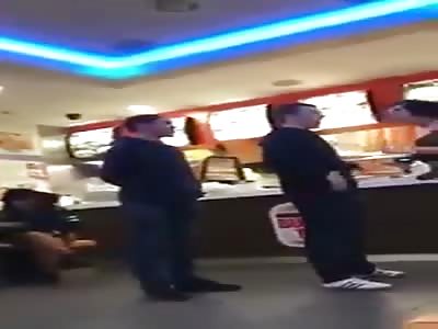 FIGHT AT THE BURGER