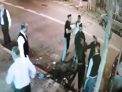 FIGHT AT A RESTAURANT IN BARCELONA