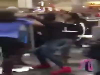 Battle at the shopping center