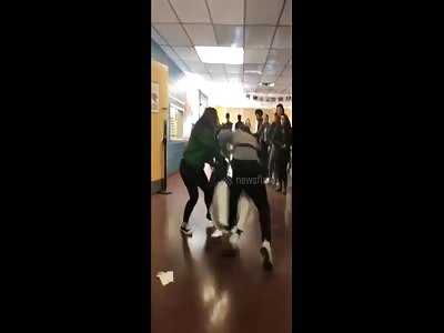 School fight between two students gets out of hand
