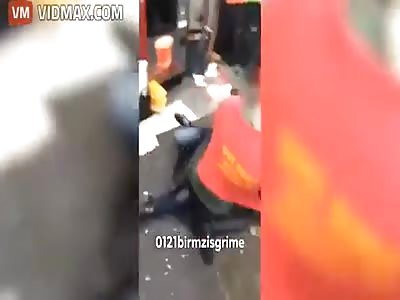 Brutal New Year's brawl in kebab shop as baying crowd cheer on