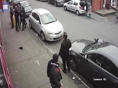 Vicious brawl erupts in residential street in Blackburn