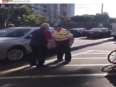 Two Grandpas Go Savage Mode Over Parking Spot