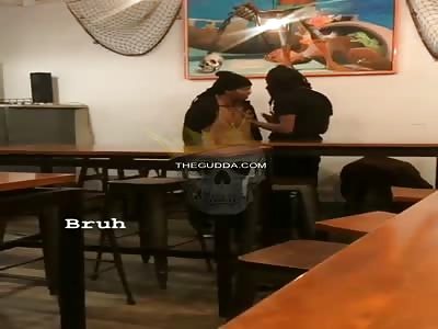 Girl Pistol Whips A Dude Over & Over In The Face For Talking Reckless!
