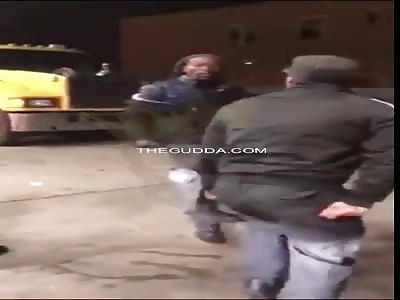 Goon Gets Cheap Shot KOâ€™d From Behind And Head Punted Like A Football!