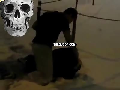 Dude Gets Brutal Ground And Pound KO!