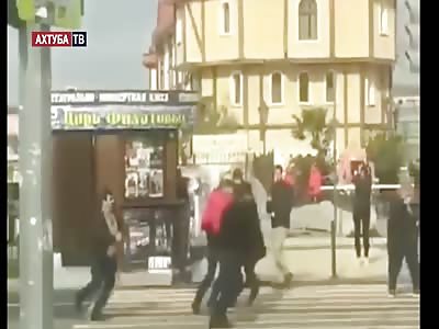 Mass fight with shooting in Sochi