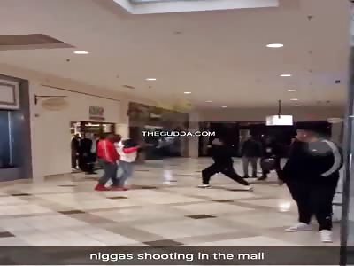 Gun Shots Fired During 1v1 At The Mall!
