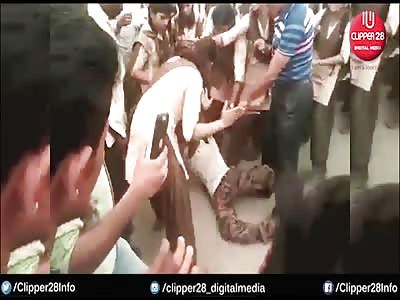 Public punishment for sexual harassment of a young girl