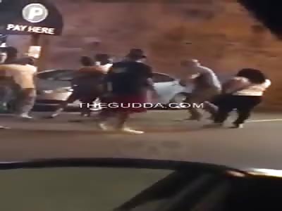 Man Gets Jumped By A Group Of People Outside The Club