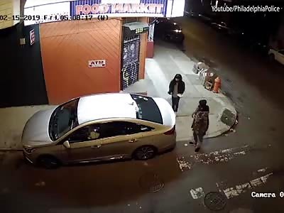 Horrifying moment suspects attack and stab Uber driver in the chest