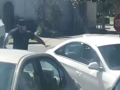 Army Veteran Punches straight through car window 