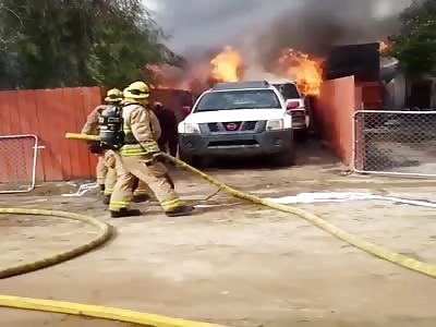 Dude Didnâ€™t Think Twice About Running Into Burning House To Save Dog!