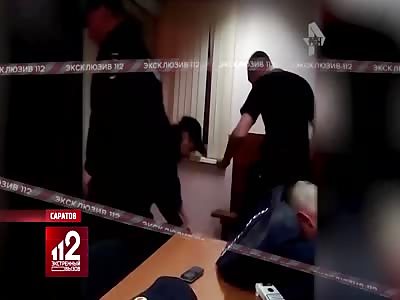 Russian cops punished detainees