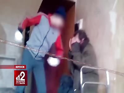 Shocking: Young Russians brutally beat older men